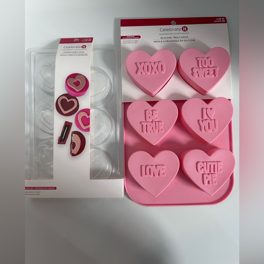 Heart Silicone Treat Mold and cookie candy Mold by Celebrate it!